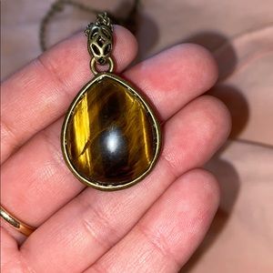 Tiger Eye Stone Necklace
